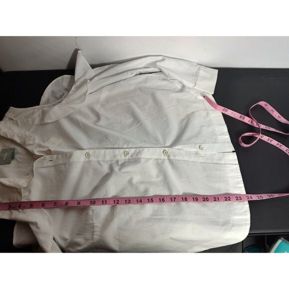 Maeve Anthropologie NWT Ruffle Open-Shoulder Poplin Blouse S - Picture 9 of 9